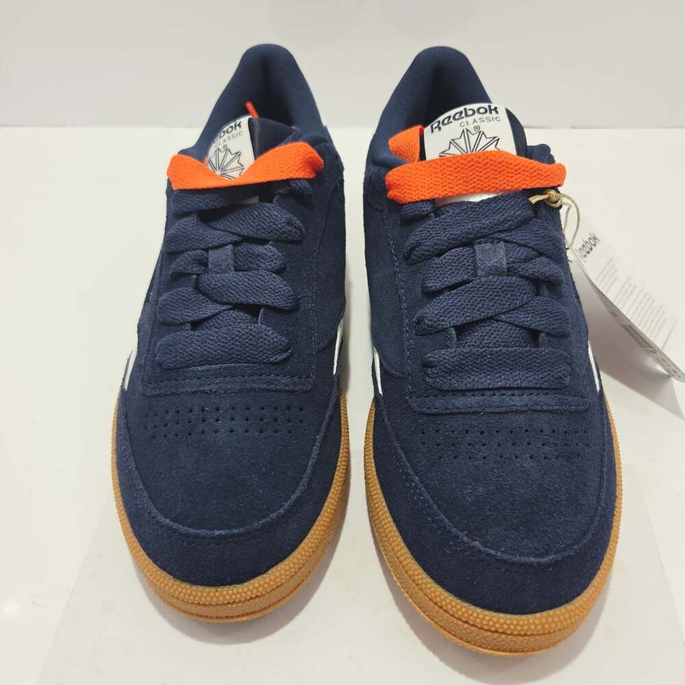 Reebok Workout Plus Blue Suede Gum Sole Sneakers Size US 7